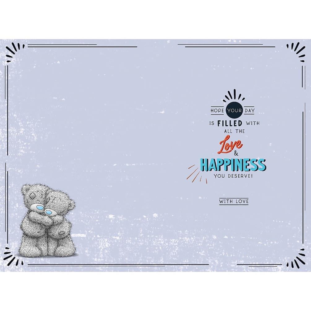 Fantastic Fiancé Me to You Bear Birthday Card Extra Image 1